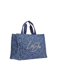 LIUJO LOGO STRASS Handtasche mit Schulterriemen den.blue animalier - Damentaschen - 3
