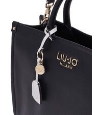 LIUJO RIDHI Mittelgro&szlig;e Handtasche mit Anh&auml;nger dunkelkip - Damentaschen - 5