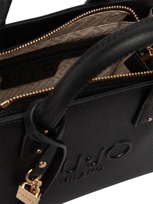 HALONA Handtasche mit Schulterriemen SCHWARZ - Damentaschen