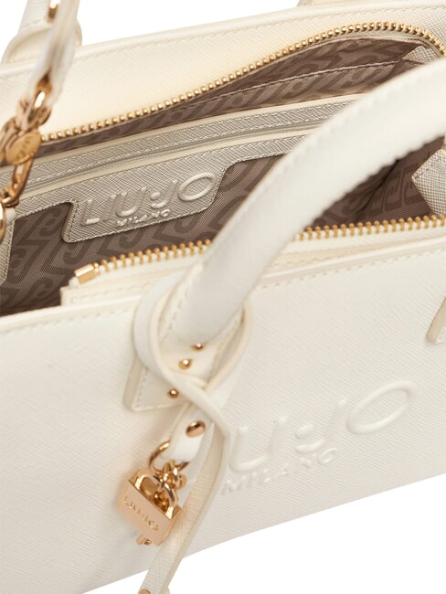 HALONA Handtasche mit Schulterriemen Creme - Damentaschen