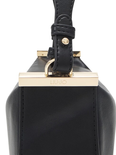 AREZU Schultertasche mit Schultergurt SCHWARZ - Damentaschen