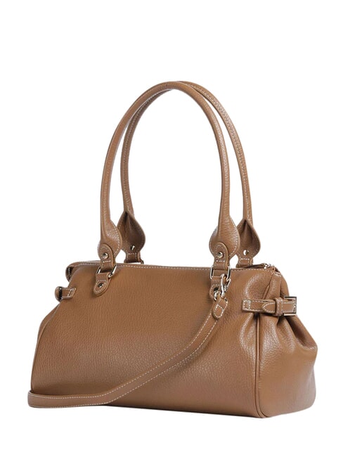 CORNIOLA Schultertasche mit abnehmbarem Schultergurt Nuss - Damentaschen