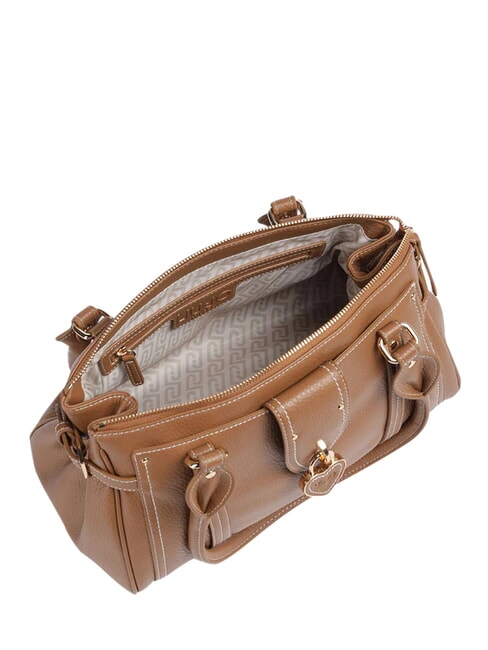 CORNIOLA Schultertasche mit abnehmbarem Schultergurt Nuss - Damentaschen