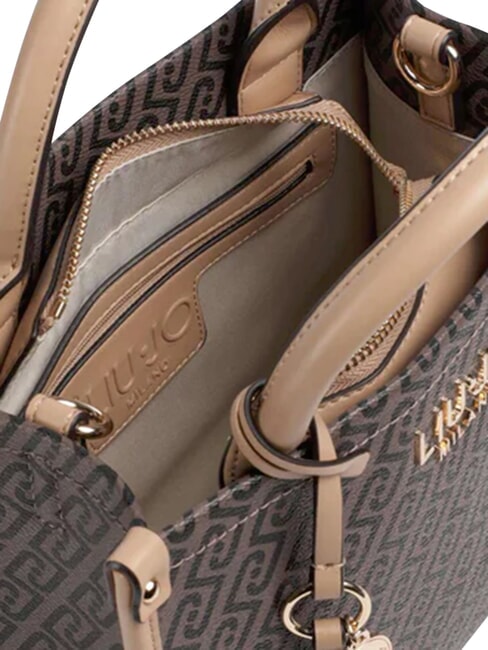 RIDHI Handtasche mit Schulterriemen dunkelbraun/dunkelpulver - Damentaschen