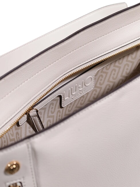 GIHEN L Schultertasche mit Schultergurt Creme - Damentaschen