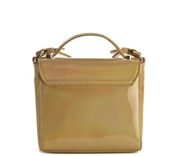 Jeans Levanto Gl&auml;nzende Mini-Umh&auml;ngetasche Gold - Damentaschen