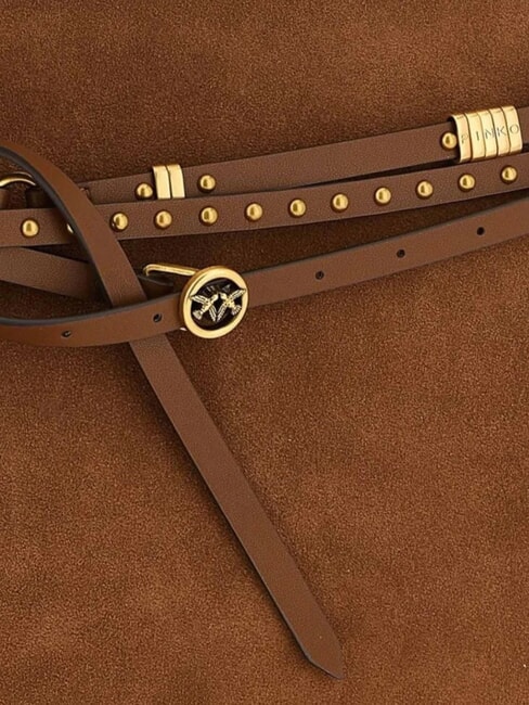 BELT BAG Gro&szlig;er Beutel Braun - L&ouml;we-Antikgold - Damentaschen
