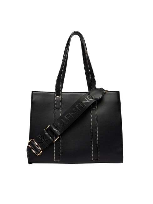 AURY RE Schultertasche mit Schultergurt Schwarz - Damentaschen