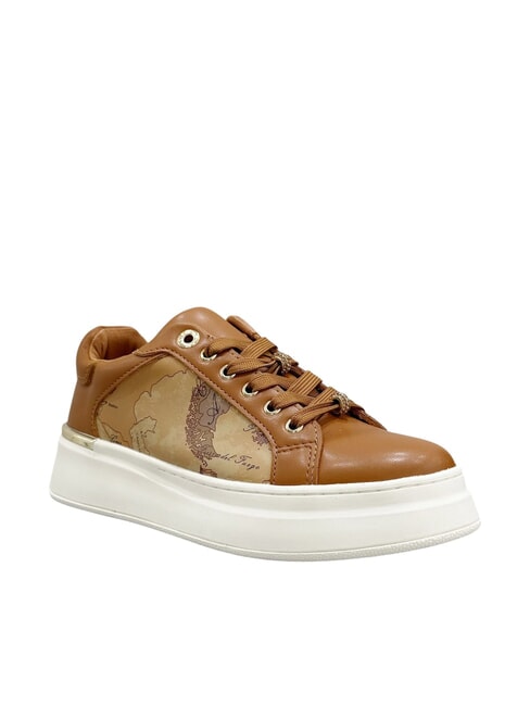 GEO  Damen-Sneaker Leder / Geobeige - Damenschuhe