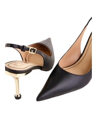 GAUD&Igrave; CRISTEL Chanel-Dekollet&eacute; aus Leder SCHWARZ - Damenschuhe - 3