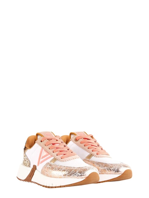 ICONICA BOOM DAY Ledersneakers WEISS / PLATIN - Damenschuhe