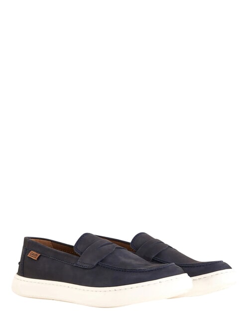 DENIS Ledermokassins Marine - Damenschuhe