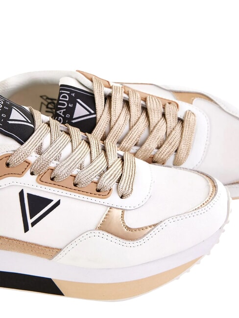 I DEA Ledersneakers Wei&szlig; - Damenschuhe