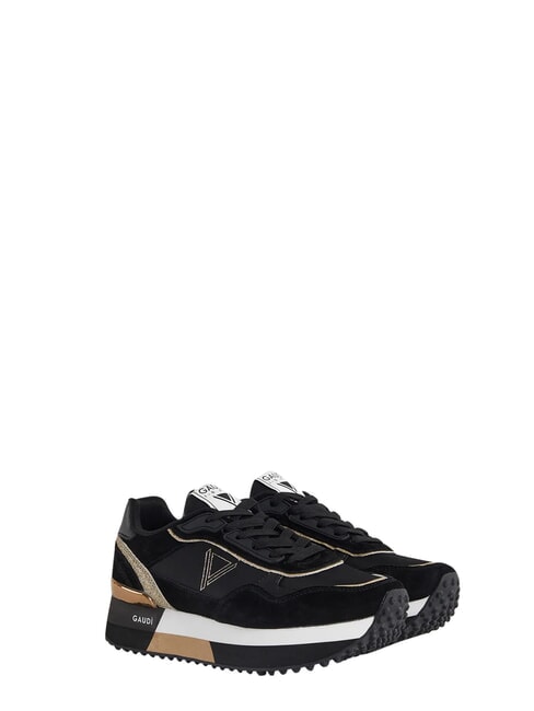 I DEA Ledersneakers SCHWARZ - Damenschuhe