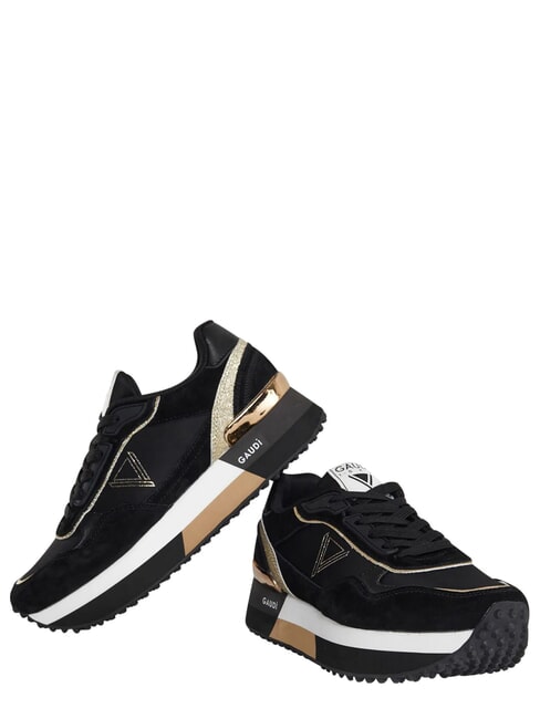 I DEA Ledersneakers SCHWARZ - Damenschuhe
