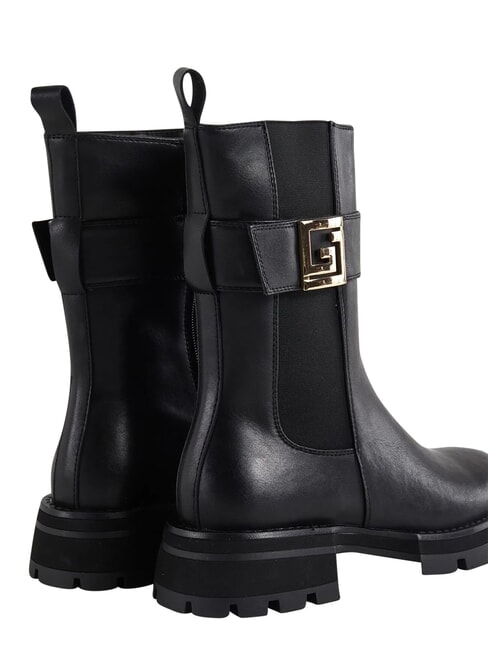 ARIEL Lederstiefelette SCHWARZ - Damenschuhe