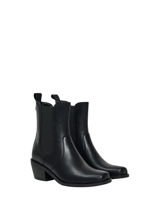 FELICIA Stiefeletten aus Leder SCHWARZ - Damenschuhe