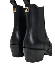 GAUD&Igrave; FELICIA Stiefeletten aus Leder SCHWARZ - Damenschuhe - 3