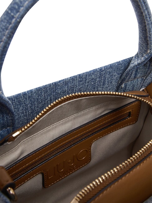 RIDHI Handtasche mit Schulterriemen heller Denim - Damentaschen