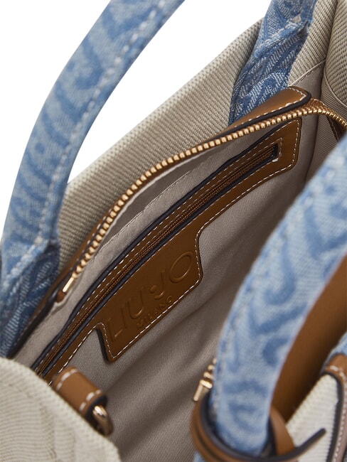 RIDHI Handtasche mit Schulterriemen neutral/denim - Damentaschen