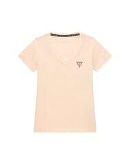 GUESS MINI TRIANGLE T-Shirt mit V-Ausschnitt - T-Shirts und Tops f&uuml;r Damen