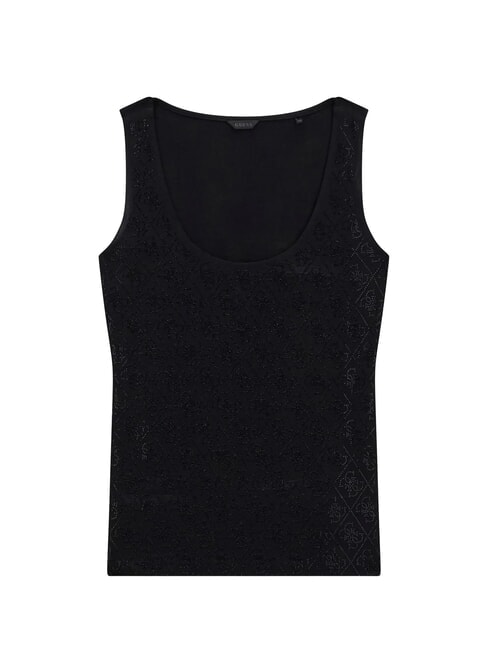 4G ALLOVER Spitze jetbla - T-Shirts und Tops f&uuml;r Damen