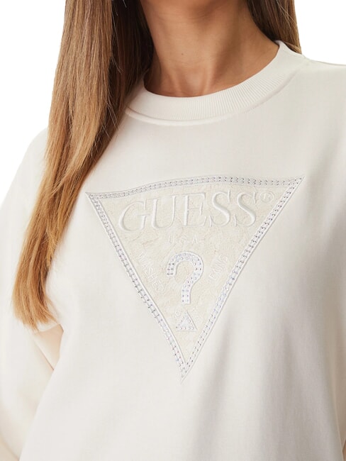 TRIANGLE LACE Sweatshirt cremwhi - Sweatshirts Damen