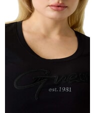 GUESS SCRIPT Baumwoll-T-Shirt jetbla - T-Shirts und Tops f&uuml;r Damen - 3