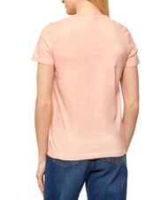 GUESS MINI STRASS TRIANGLE Baumwoll-T-Shirt Cosmic Vanilla Cold - T-Shirts und Tops f&uuml;r Damen - 2