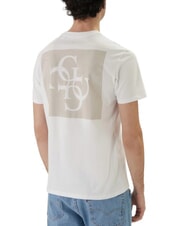 GUESS BASIC 4G MIST Baumwoll-T-Shirt purwei&szlig; - Herren-T-Shirts - 2