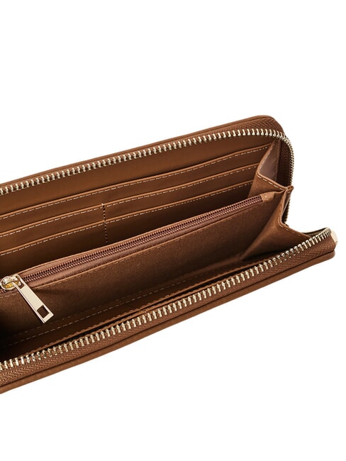 EVA Gro&szlig;e Geldb&ouml;rse mit Rei&szlig;verschluss Kamel - Brieftaschen Damen