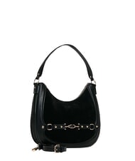 GAUD&Igrave; NEW DIAZ LEATHER Schultertasche, Ledermix SCHWARZ - Damentaschen - 3