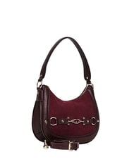 GAUD&Igrave; NEW DIAZ LEATHER Mini-Hobo-Tasche, Schultertasche Wein - Damentaschen - 3