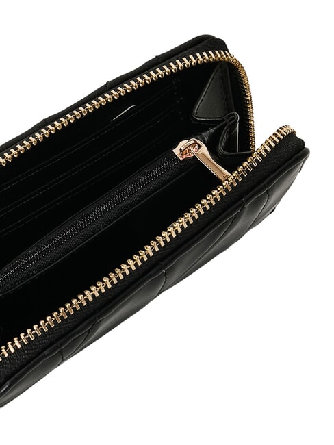 ELETTRA Kleine Geldb&ouml;rse mit Rei&szlig;verschluss SCHWARZ - Damentaschen