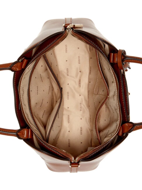 JANIE Handtasche mit Schulterriemen COGNAC - Damentaschen