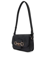 GUESS JANIE LOGO Mini-Schultertasche Kohle - Damentaschen - 2