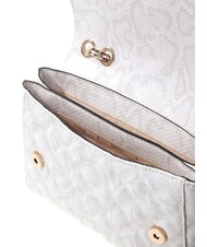 GUESS GIULLY 2 CONVERTIBLE Schultertasche / Umh&auml;ngetasche NICHT-GERADE WEISS - Damentaschen - 3