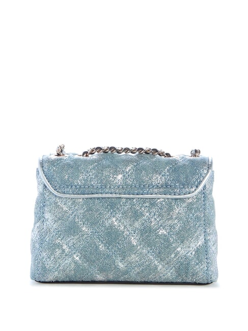 GIULLY 2 DENIM Schultertasche / Umh&auml;ngetasche Metallic-Denim - Damentaschen