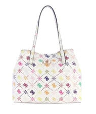 GUESS EMELIE LOGO Schultertasche mit Clutch multi logo - Damentaschen - 2