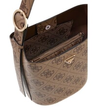 GUESS MERIDIAN 2 Schultertasche mit Beutel, mit Clutch-Tasche MILCH-LOGO - Damentaschen - 3