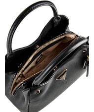 GUESS MERIDIAN 2 Handtasche mit abnehmbarem Schulterriemen SCHWARZ - Damentaschen - 3
