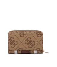 GUESS LAUREL 2 Mittlere Geldb&ouml;rse Latte-Logo / braun - Brieftaschen Damen - 3