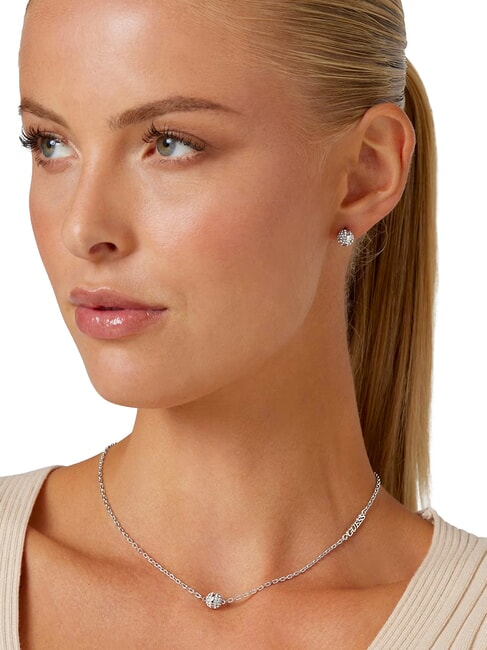 CALYPSO Halskette aus Gelbgold, Kristallverzierung SILBER - Halsketten