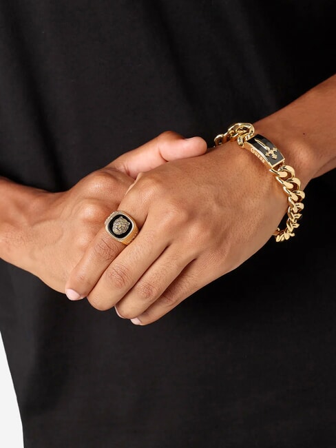 SOUTH ALAMEDA Armband aus Gelbgold/Schwarz Gelbgold/Schwarz - Armb&auml;nder