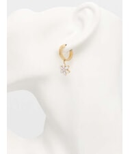 GUESS WHITE LOTUS Goldene Ohrringe Gold - Ohrringe - 2
