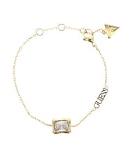 GUESS BAMBOO Armband, einzelner zentraler Anh&auml;nger und Logo gelbes Gold - Armb&auml;nder - 2
