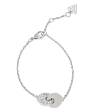 GUESS BLOOMING SUMMER Armband mit zwei ineinander verschlungenen Kreisen SILBER - Armb&auml;nder - 2