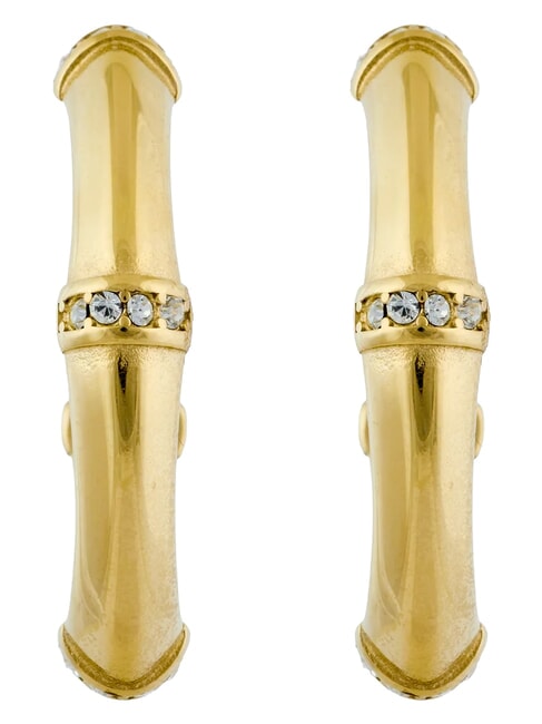 BAMBOO Ohrringe aus Gelbgold gelbes Gold - Ohrringe