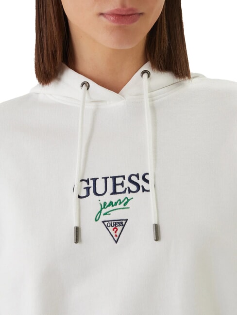 DROP BAKER CROP Kapuzenpullover purwei&szlig; - Sweatshirts Damen