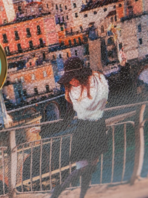 YESBAG Schultertasche mit Schultergurt Winterk&uuml;ste - Damentaschen